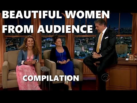 Craig Ferguson & Beautiful Females From Audience Compilation