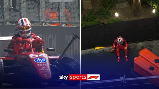Las Vegas GP: Maya Weug crashes out on formation lap as F1 Academy title hopes dealt HUGE blow