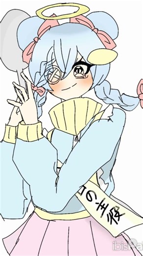 ‪@らむね-ramu‬ ファンアートのタイムラプスです！ #イラスト