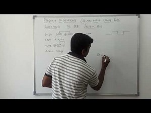 Generate Square Wave using DAC Interface with 8051 System Bus || Learn Thought || S Vijay Murugan