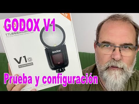 Godox V1 Flash Test and Setup - IN SPANISH
