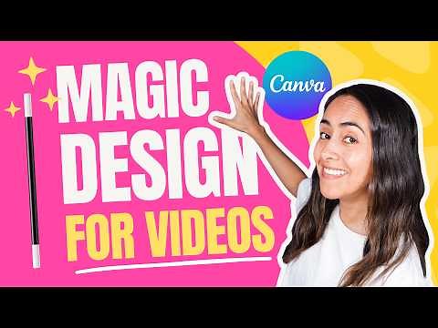 Create Effortless VIDEOS with AI | Canva Magic Design for Video ✨