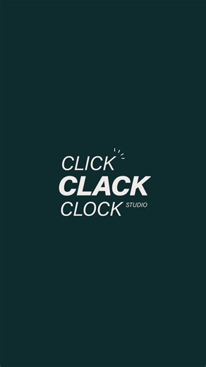 Our new logo bumper animation! CLICKCLACKCLOCK Studio #clickclackclockstudio #bumper #motiongraphics #logo #animation