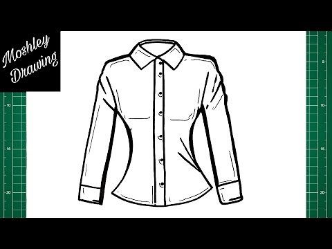How to Draw a Button-Down Shirt