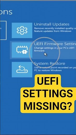 UEFI Settings Missing in BIOS? How to Check if Your PC Supports UEFI