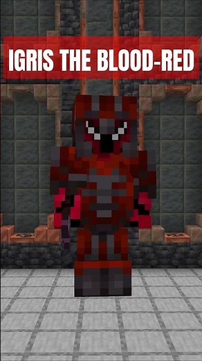 Minecraft: Igris the Blood-Red Armor Trim #minecraft #shorts