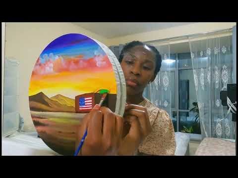 I Painted a Message of Peace in the Middle of Conflict | Acrylic Art