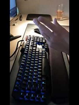 HP Omen Sequencer gaming keyboard sound test