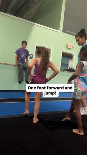 Evolution Gymnastics Delaware on Instagram: "Watching our girls how to properly land on the springboard! ✨☺️"