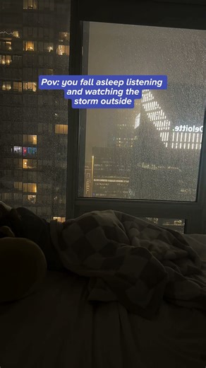 Storm-Window Sleep Ritual 🌧️ | Build a Cozy 45° Nest