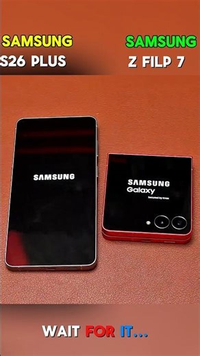 😱🚀SAMSUNG Z FILP 7 VS GALAXY S26 PLUS SPEED TEST 😱📱