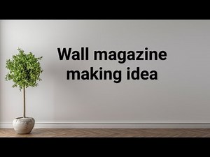 wall magazine making idea/ #wallmagazine how to make a school wall magazine #englishwallmagazine