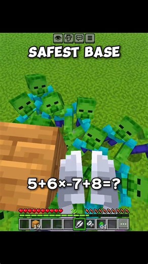 Minecraft Safest Base 😨#minecraft #shorts