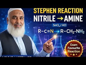 Stephen Reaction: Complete Nitrile to Amine(Imine Intermediate) NEET/JEE/MDCAT ‪@chemistrywallah120‬
