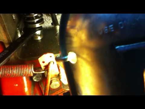 Kohler K Series Valve Adjust and Governor Setting