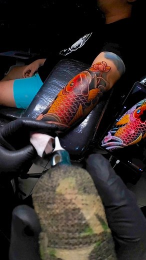 POV - TATTOO MACHINE 🔥 using insta 360 go 3 ❤️ | Dice Ceballos