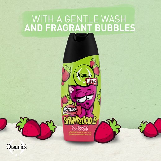 All smiles, no tears, even when detangling hair! Organics for Kids 2 in 1 Shampoo and Conditioner with nourishing fruit extracts gently cleanses and hydrates your little one's hair, leaving it soft and shiny from root to tip. So, make wash days magical and hair care hassle-free with Organics for Kids 2 in 1 today and let the bubbled-up fun begin: https://bit.ly/3sozwQ5 | Organics