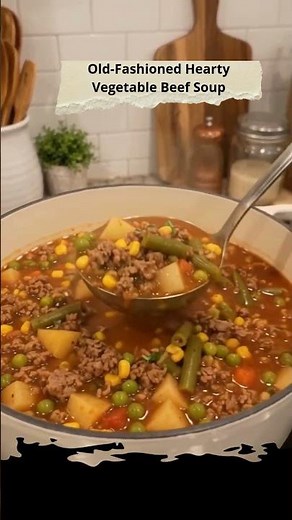 Old Fashioned Vegetable Beef Soup