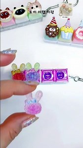 토끼 키캡 키링 만들기 #키캡 #키링 #클릭커 #asmr #DIY #shorts