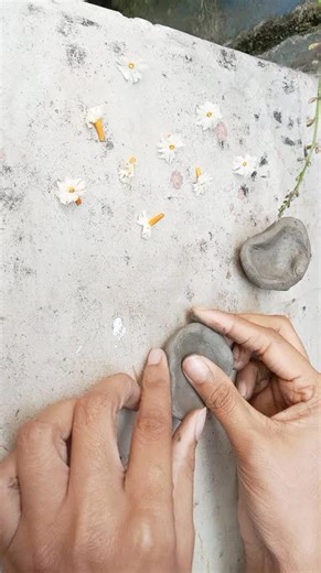 #pearlshell making video #diy #artandcraft #creativeclayideas #thehandmadens #clay #shorts