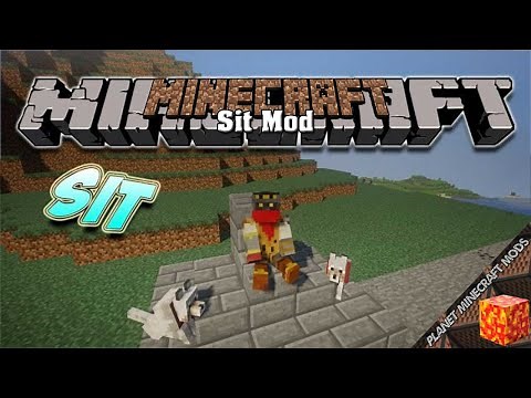 Sit Mod 1.17.1/1.12.2/1.7.10 (Add sitting function for Minecraft) for Minecraft PC