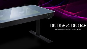 Tisch-Gehäuse: Lian Li DK-04 und DK-05 bekommen schlaues Glas