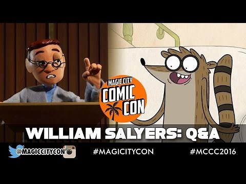 William Salyers Voice of Rigby on Regular Show Comic Con Q&A