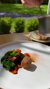 Cornish Lamb 'Kleftico' served with Aromatic Cracked Wheat and Red Peppers. This beautiful main course, inspired by Andreas’ Greek heritage. Currently on our 30th anniversary celebration menu, brought together with iconic dishes from the past years here at Simpsons. For more information on bookings and the full menu head to - https://www.simpsonsrestaurant.co.uk | Simpsons Restaurant