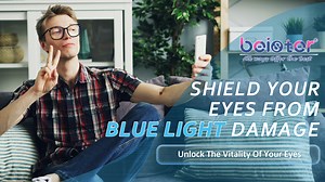 beister Blue Light Blocking Glasses for Computer & Screen Use - Lightweight Anti-Eye Strain Glasses for Woman & Men