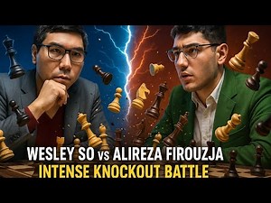 Wesley So vs Alireza Firouzja | Intense Knockout Battle at the World Blitz Finals 2024!