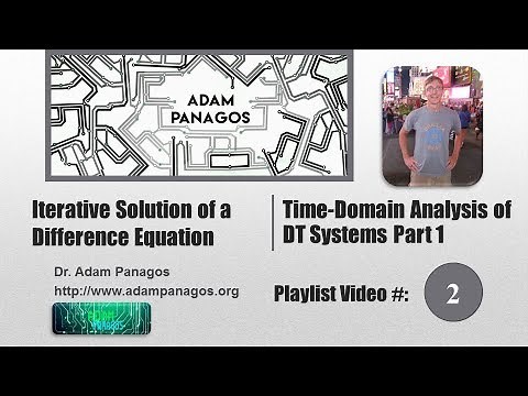 Iterative Solution of A Difference Equation
