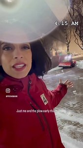 Before I jump in the live truck for team snow coverage, it's just me and the plows ❄️ WDIV Local 4 / ClickOnDetroit | Priya Mann