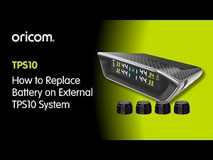 How to Replace the Battery on External Sensor of the Oricom TPS10 Tyre Pressure Monitoring System
