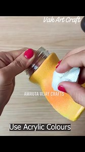 Glass Bottle Painting Idea 💡 Recycled Craft #diy #bottleart #bottlepainting #trend #trendingpost | Vak - Art & Craft