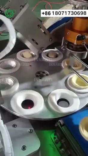 Automatic Almond Tart Machine Egg Tart and Quiche Maker with PLC Control #bakeryequipment