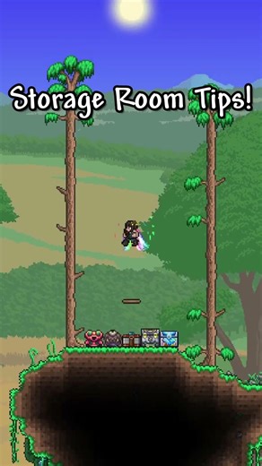Storage Room Tips! | Terraria 1.4.5 | #terraria #shorts
