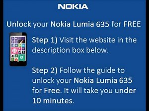 How To Unlock Nokia Lumia 635 For FREE