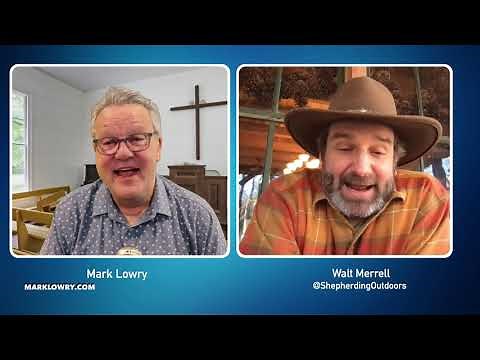 #JustWhenever with Mark Lowry is LIVE NOW! Today's guest is Walt Merrell of @ShepherdingOutdoors