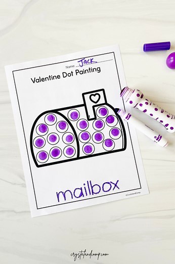 Valentine Dot Marker Printables