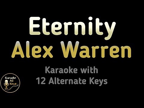 Alex Warren - Eternity Karaoke Instrumental Lower Higher Female & Original Key