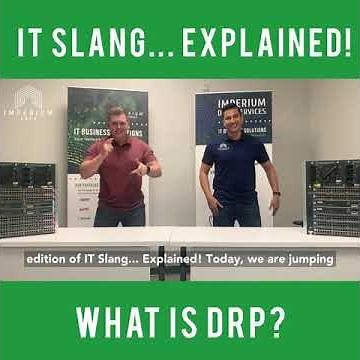 IT Slang... Explained | 'DRP' | Imperium Data