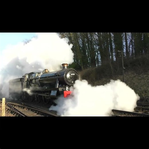GWR 6959 Class - No.6989 - 'Wightwick Hall' - The Battlefield Line #steam #steamlocomotive
