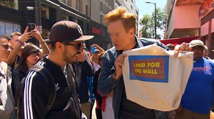 Conan goes to Mexico to raise wall funds