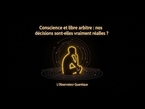 Conscience et libre arbitre : nos décisions sont-elles vraiment réelles ? | L’Observateur Quantique