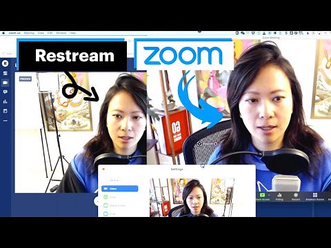 HOW TO LIVE STREAM MULTIPLE PEOPLE WITH ZOOM AND RESTREAM #zoom #restream #livestream #simulcast