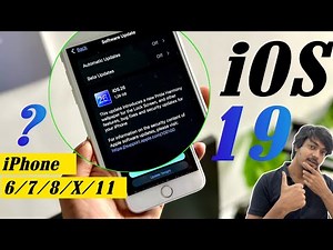 How To Update iOS 19 in iPhone 6/7/8/X/11 | How To Update iOS 26 in iPhone 7/8/X/6s | Install iOS 26