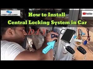 Car Central locking system🖲️|| How to Install Car central lock system👩‍🔧||DIY||#Street Cars & Bikes