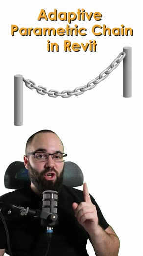 How to create an adaptive parametric chain in #revit ? #architecture #architecturestudent #autodesk #revittips