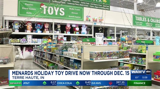 Menards holding toy drive to assist Toys for Tots