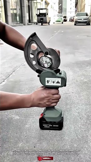 Smart Electric Tool Solves Tough Industrial Cable Cutting Tasks